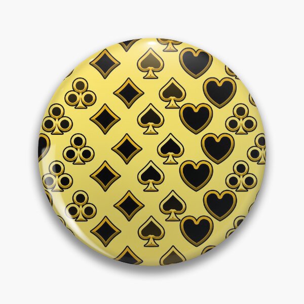 Item preview, Playing card pattern on yellow background, illustration designed and sold by Stéphane  Thirion.