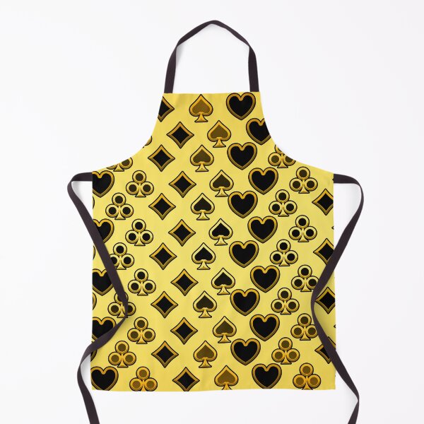 Item preview, Playing card pattern on yellow background, illustration designed and sold by Stéphane Thirion.