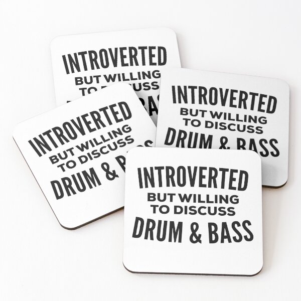 Item preview, Drum and Bass Music Introvert designed and sold by HalpinDesign.