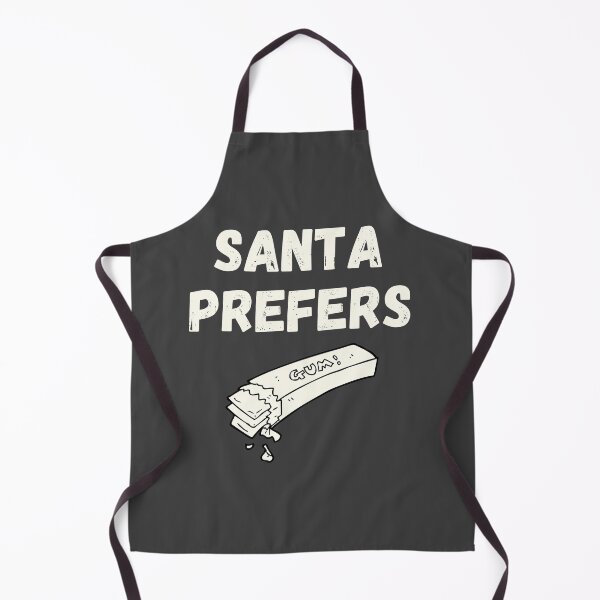 Item preview, Santa Prefers Gum White designed and sold by Sunny Collections.