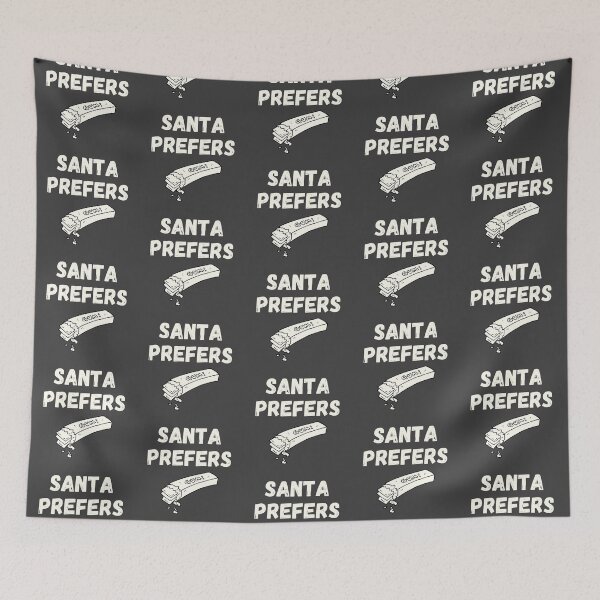Item preview, Santa Prefers Gum White designed and sold by Sunny Collections.