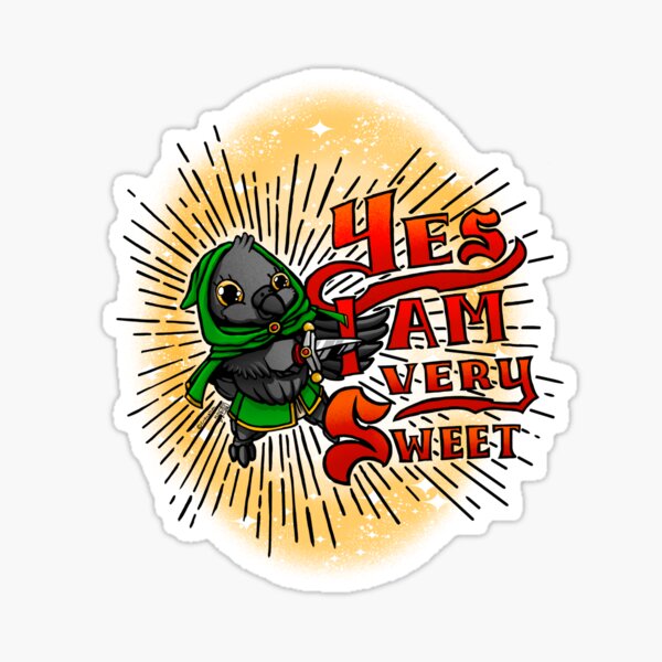 Süße Kiri koloriert Sticker