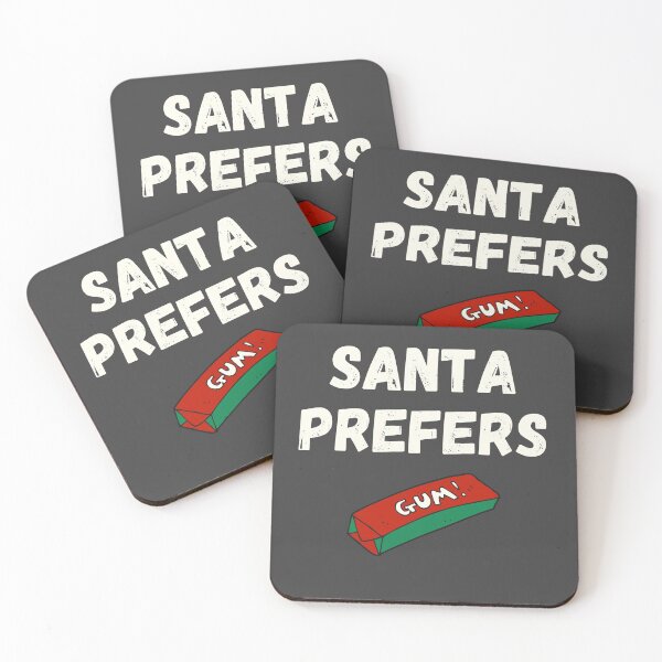 Item preview, Santa Prefers Gum designed and sold by Sunny Collections.