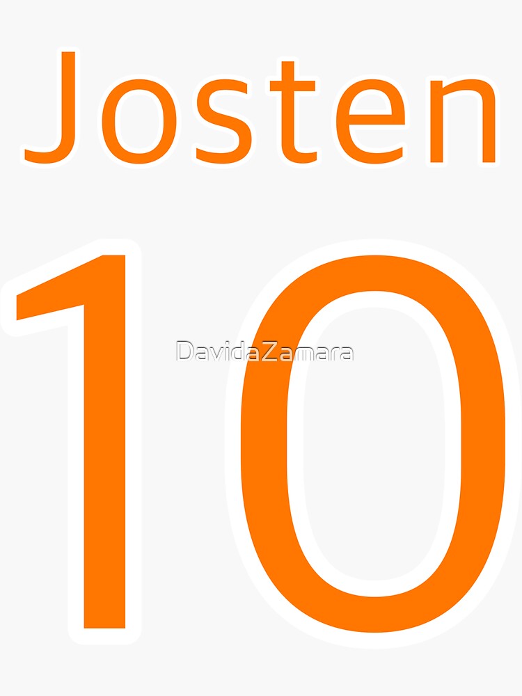 "Josten 10" Sticker by DavidaZamara Redbubble