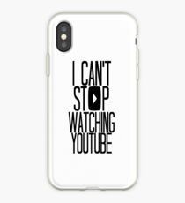 Vinilo o funda para iPhone No puedo dejar de ver YouTube