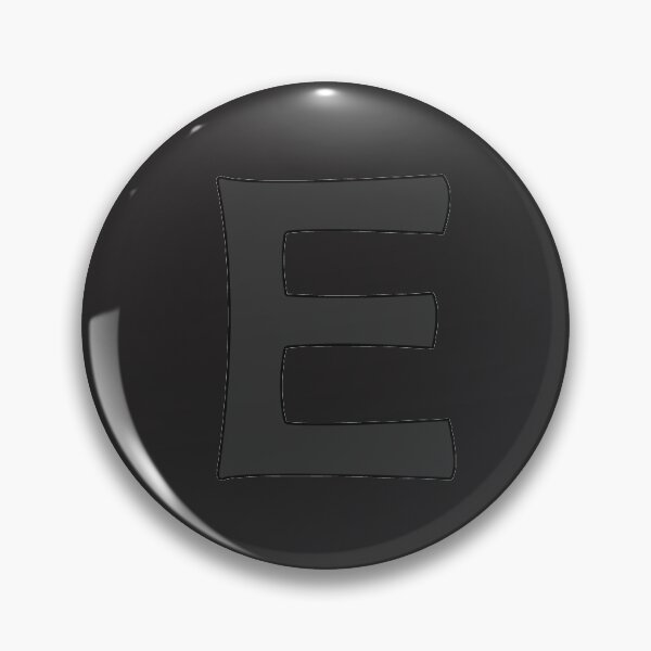 Item preview, letter e black designed and sold by ZiphGames.