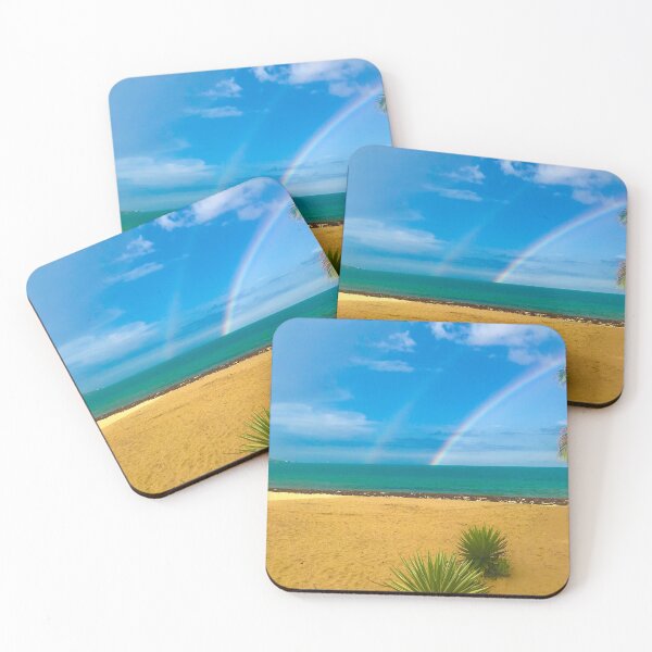 Item preview, Placencia Belize Double Rainbow designed and sold by Kimberly  Bizjak.