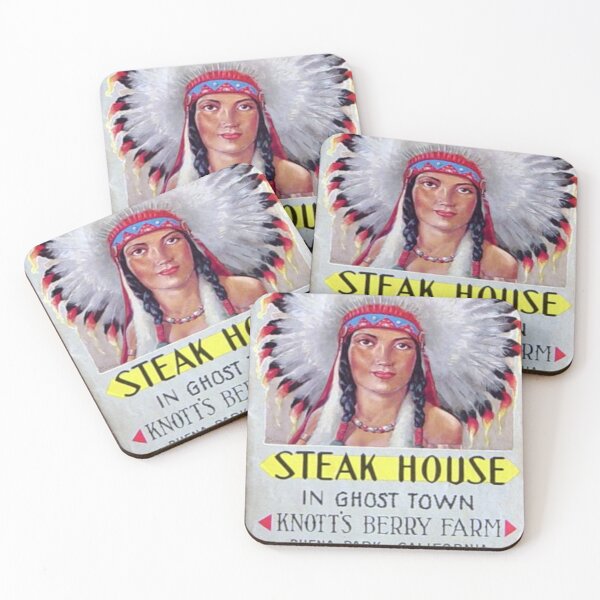 Item preview, Indian, Native American, Steak House, Ghost Town, Berry Farm, Antique, Vintage, Americana designed and sold by Vintaged.