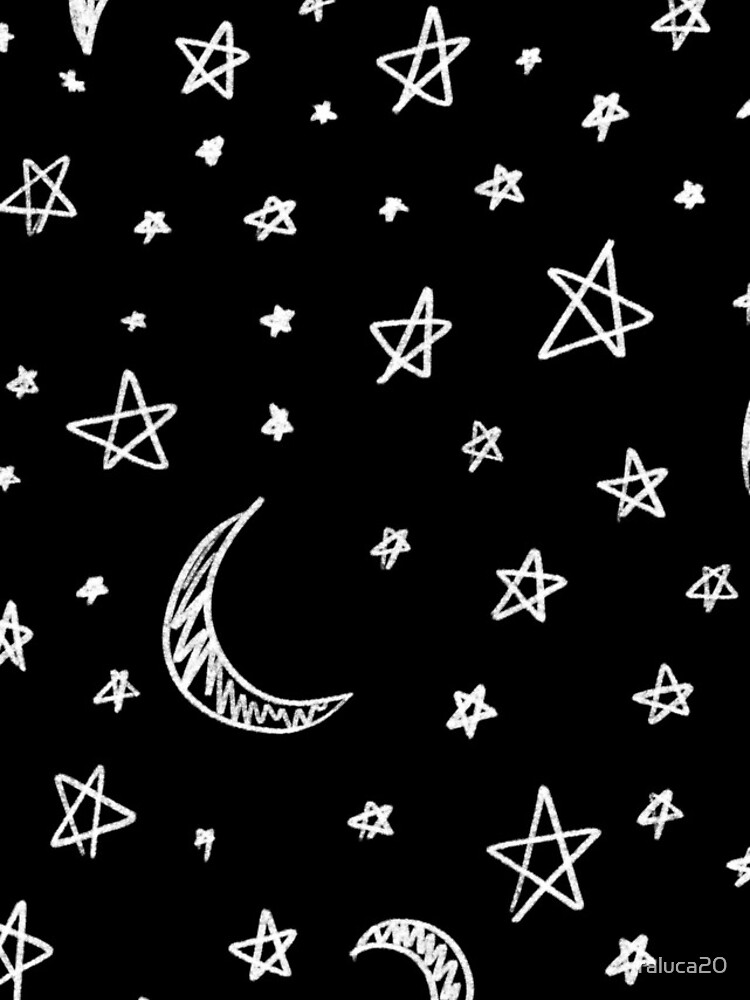 Thumbnail 4 of 4, iPhone Case, Moon And Stars designed and sold by raluca20.