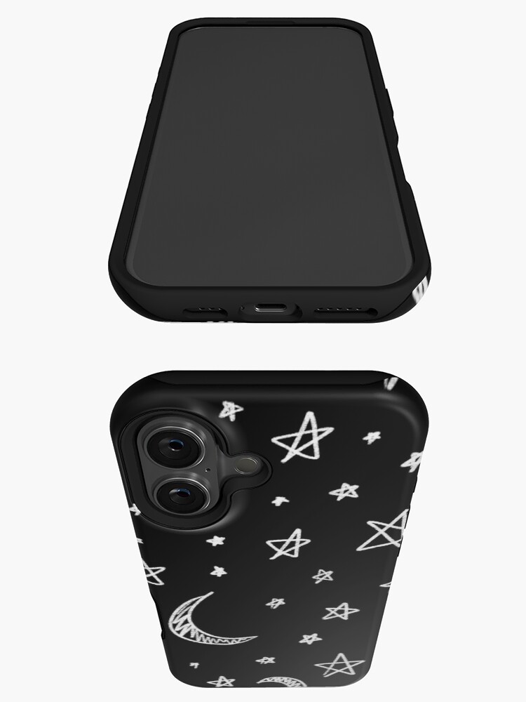 Thumbnail 3 of 4, iPhone Case, Moon And Stars designed and sold by raluca20.