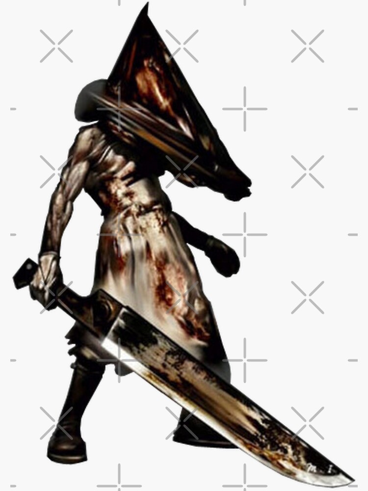 Pyramid Head (Red Pyramid Thing) Sticker for Sale by Design-By-Dan