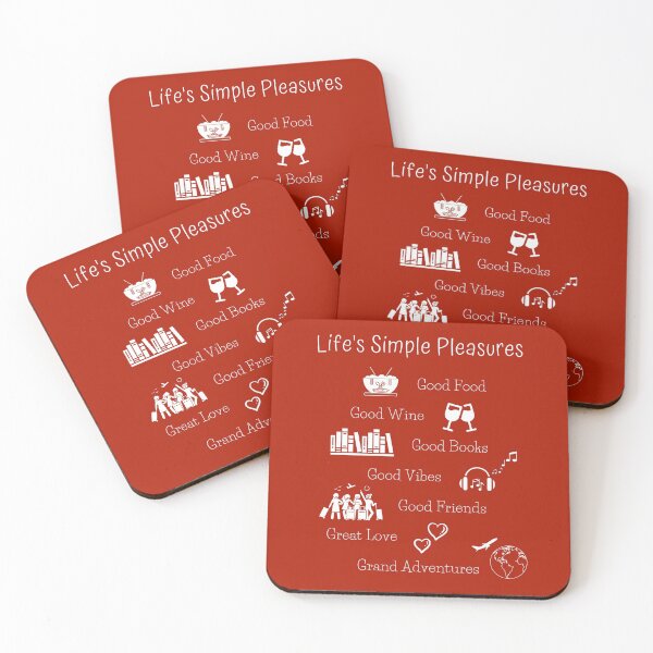 Item preview, Life's Simple Pleasures: Red Selection designed and sold by Intuitive Engines Apparel Co..
