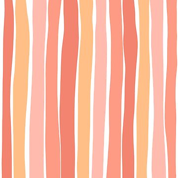 Artwork thumbnail, Warm Colors Stripes Pattern by raluca20
