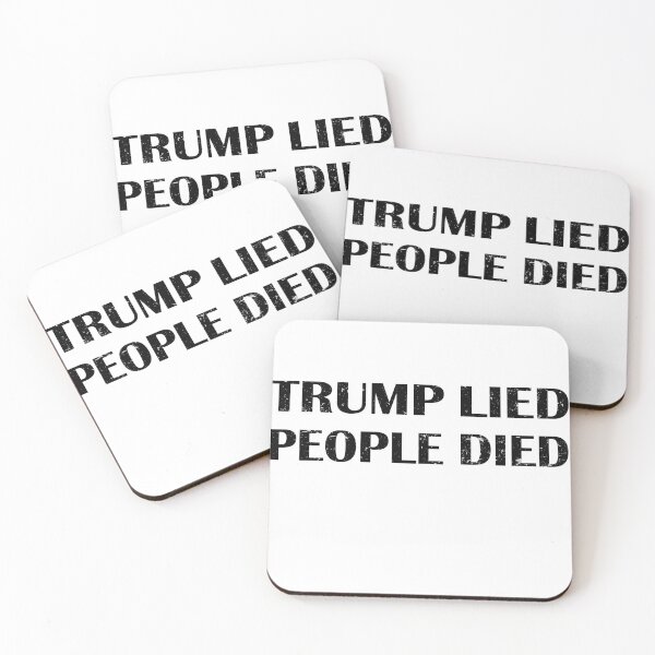 Item preview, Trump Lied People Died designed and sold by netcam.