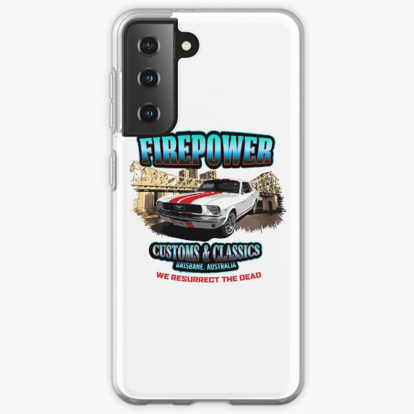 FIREPOWER CUSTOMS AND CLASSICS MUSTANG BRISBANE SOUVENIR Samsung Galaxy Soft Case
