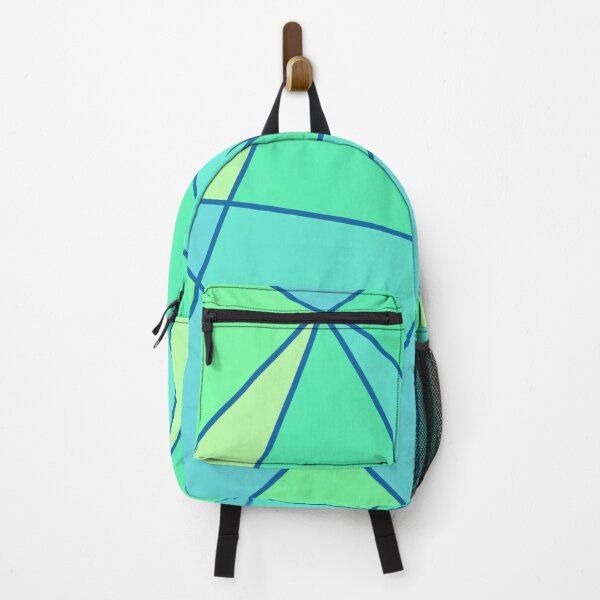Aperçu de l'œuvre Nuances de motif de mosaïque triangle vert clair créée et vendue par Pattern-ify.