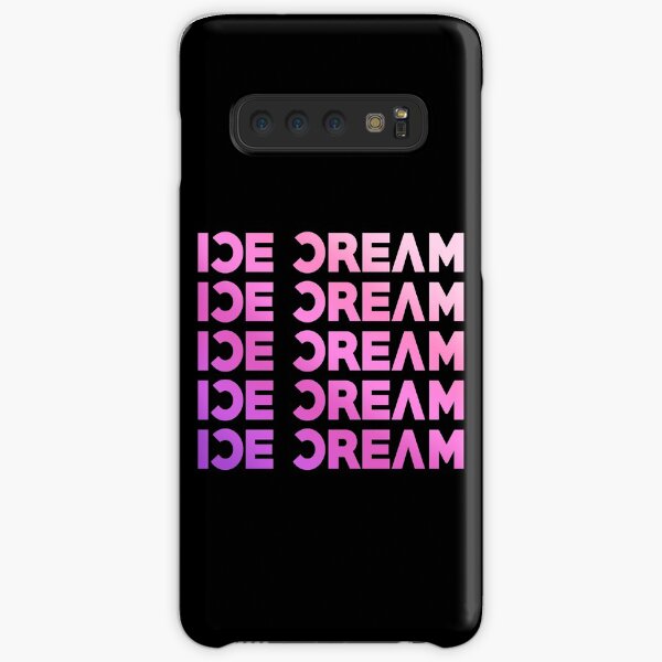 Blackpink - Ice cream (ripetitive classic font pink) | Kpop blinks | Selpink | Jisoo, Lisa, Rosè, Jennie Samsung Galaxy Snap Case