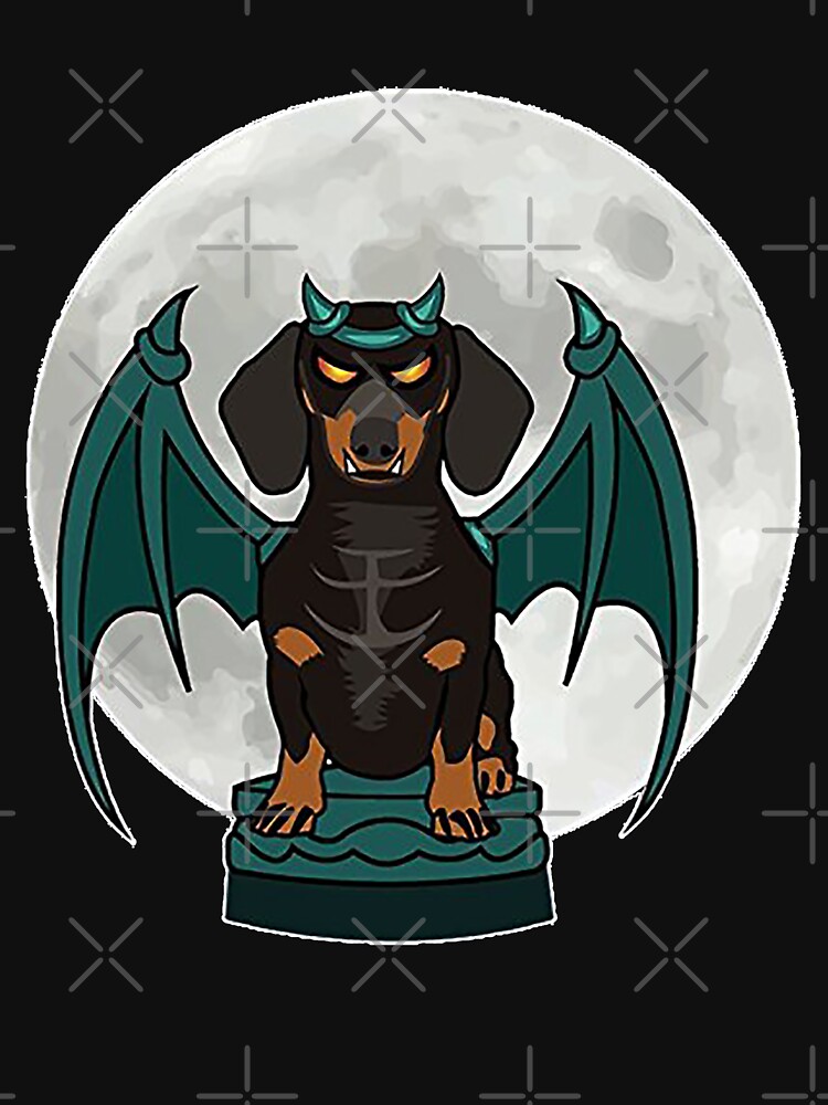 "Devil Dachshund Halloween Gift" Tshirt by doglovers1990 Redbubble