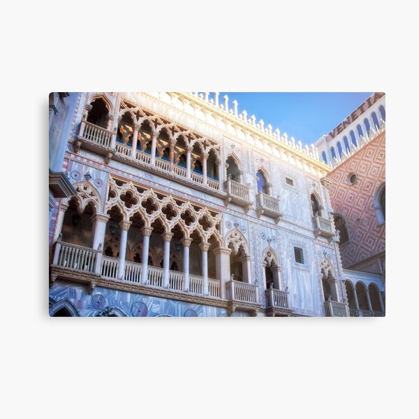 Venetian Las Vegas Doge's Palace detail Metal Print
