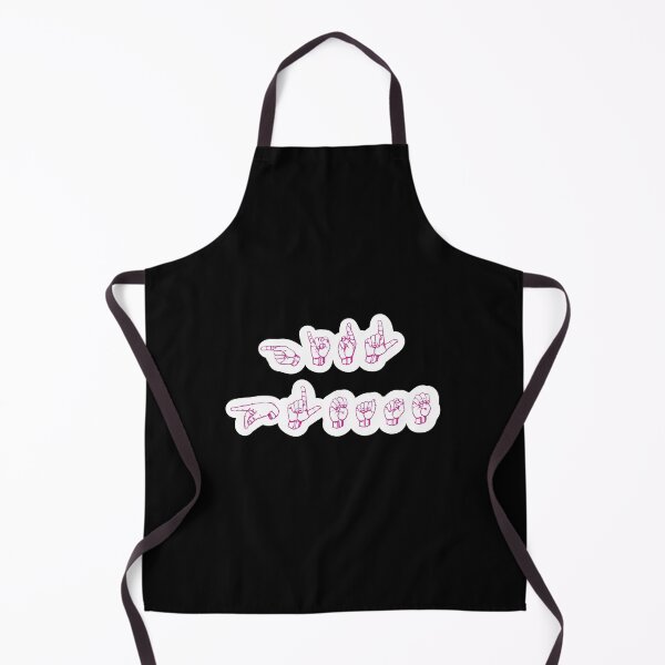 Item preview, Pink Asl for “Girl Please” - finger spelling designed and sold by Jennaviveart.
