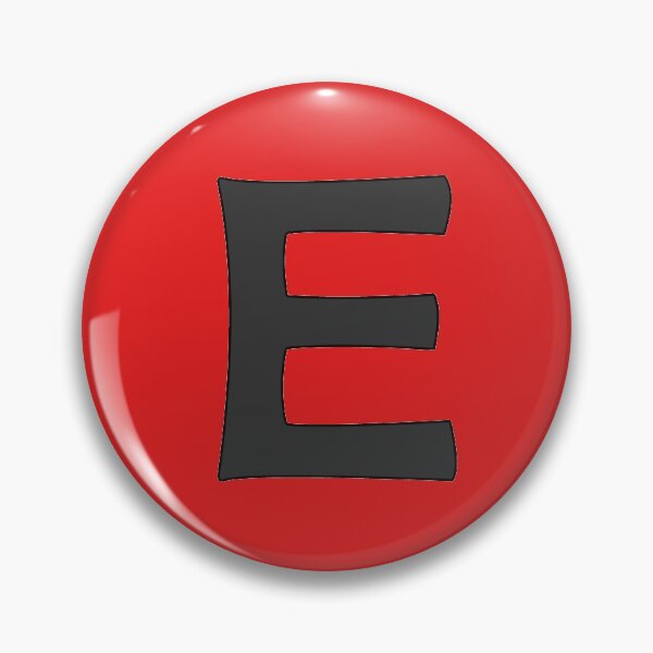 Item preview, letter e black designed and sold by ZiphGames.