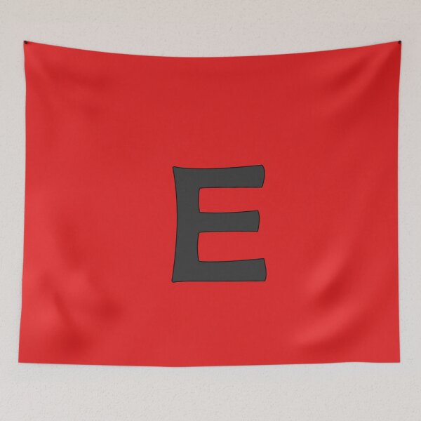 Item preview, letter e black designed and sold by ZiphGames.
