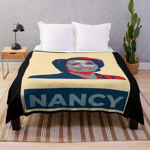 nancy pelosi Throw Blanket