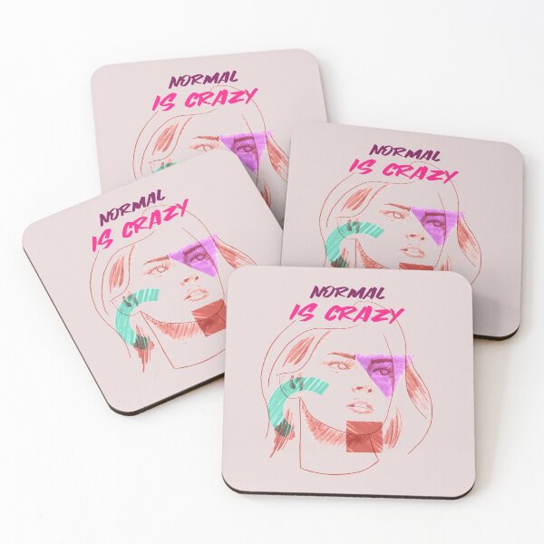 Item preview, Normal Is Crazy designed and sold by HelloLoriDesign.