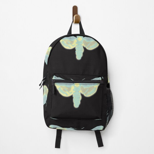 Item preview, death head moth teal yellow designed and sold by Mursah.
