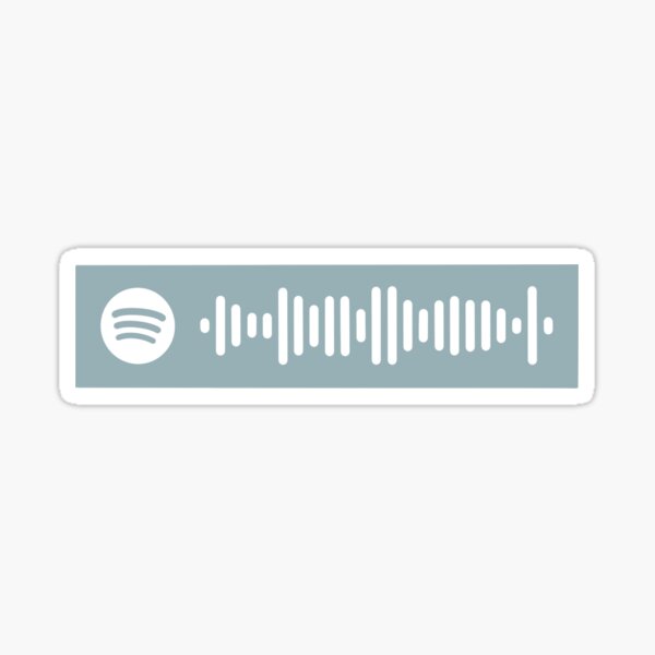 In Your Atmosphere John Mayer Spotify Code Sticker