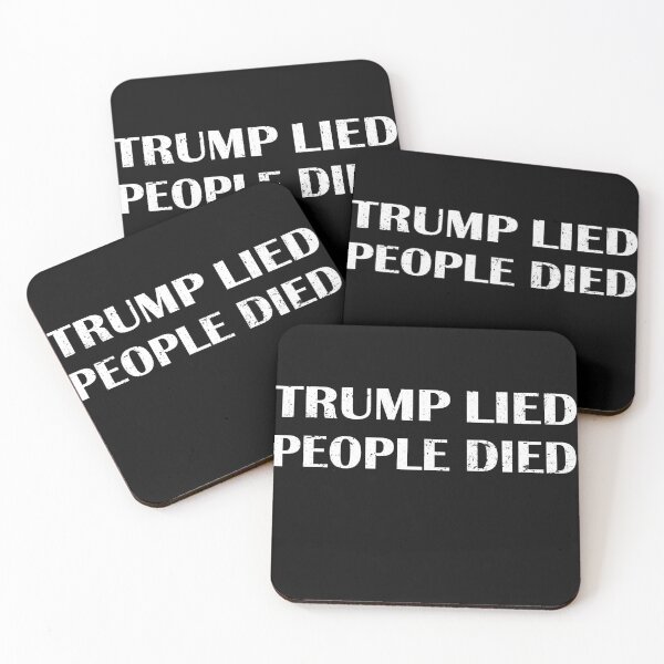 Item preview, Trump Lied People Died designed and sold by netcam.