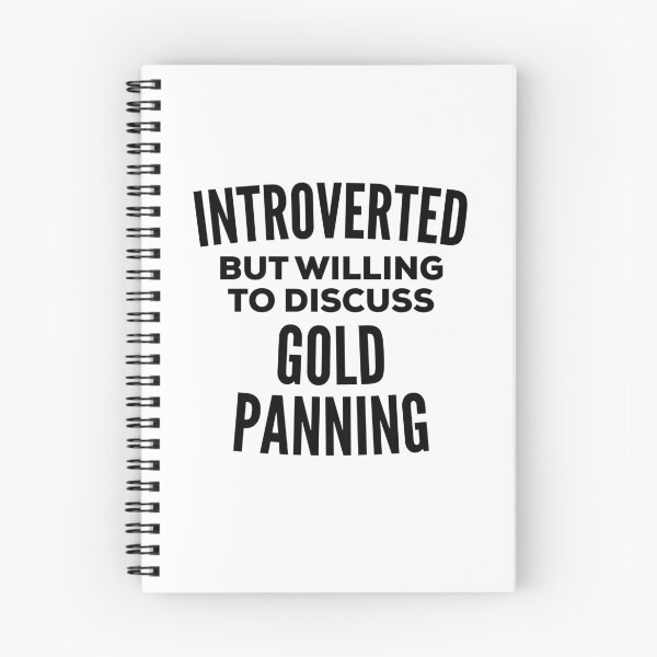 Item preview, Gold Panning Introvert designed and sold by HalpinDesign.