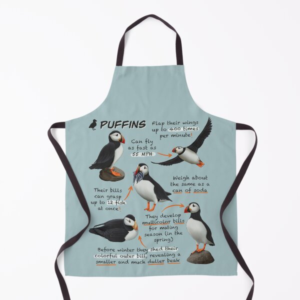 Item preview, Educational Puffins Fun Animal Facts designed and sold by troyanthonyart.