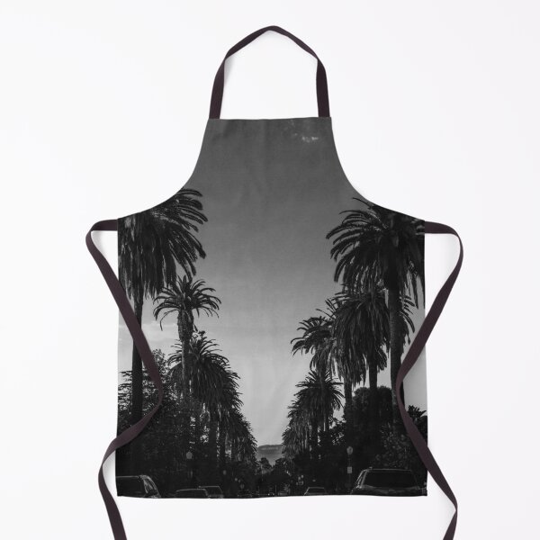 Item preview, Vintage Black & White California Palm Trees Photo designed and sold by Rokay Arts.