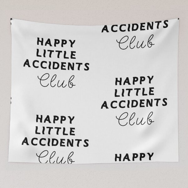 Item preview, Happy Little Accidents Club (Black) designed and sold by SunflowerTamer.
