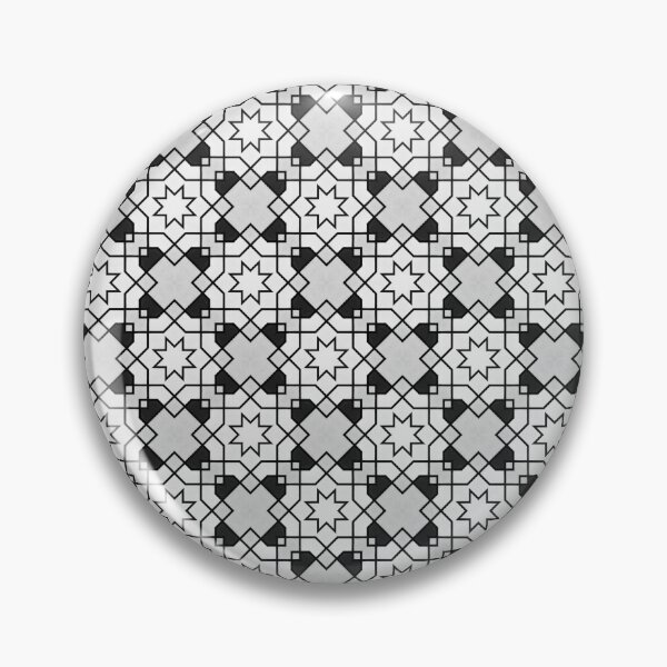 Item preview, Black White Gray Geometric Mosaic designed and sold by Gsallicat.