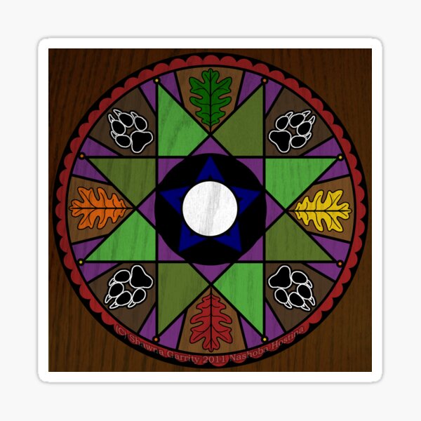 Item preview, Werewolf Hex Sign designed and sold by AutumnHowl.