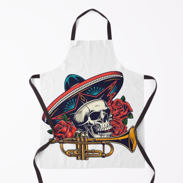 Item preview, Mariachi skull designed and sold by OnIlustraciones.