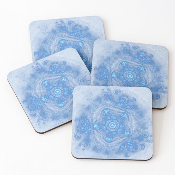 Item preview, Electric blue snowflake designed and sold by Joshua Sweeney.