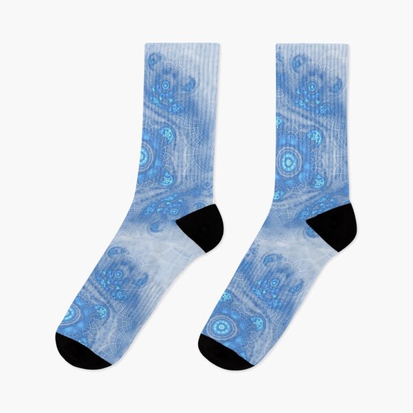 Item preview, Electric blue snowflake designed and sold by Joshua Sweeney.