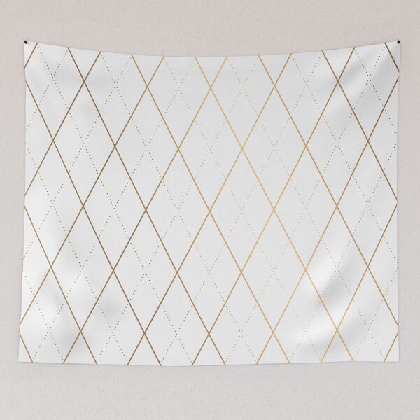 Item preview, Abstract Gold Geometric Pattern Art Deco Style designed and sold by Vic Torys ☆.