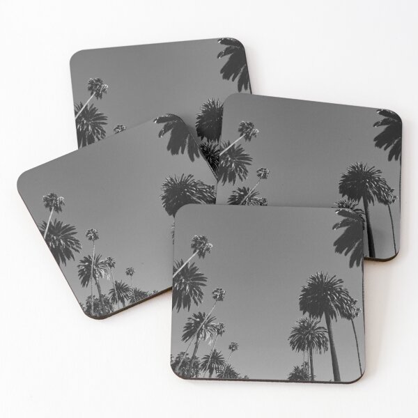 Item preview, Vintage Black & White California Palm Trees Photo  designed and sold by Rokay Arts.