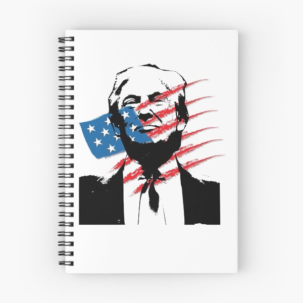 Item preview, Patriotic President Trump designed and sold by ittybittyowl.