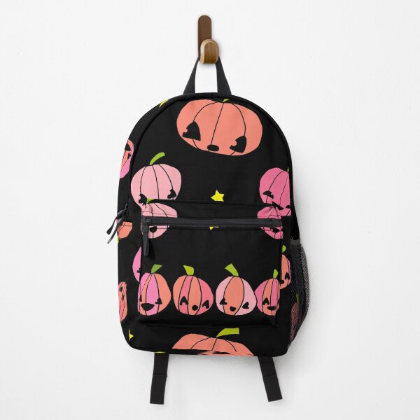 Item preview, Orange and Pink Hallowe'en Pumpkins mostly smiling - the fall holiday | babyRAGE Item #H0005 designed and sold by babyrage.