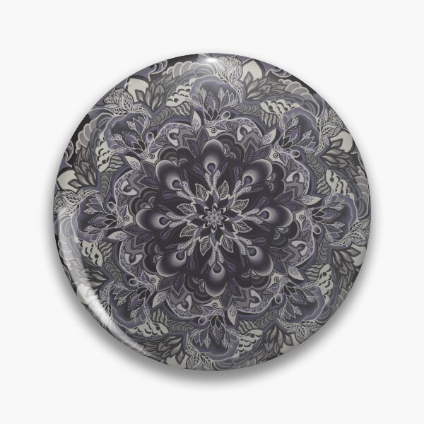 Item preview, Grey mandala designed and sold by Amy DiNovo.