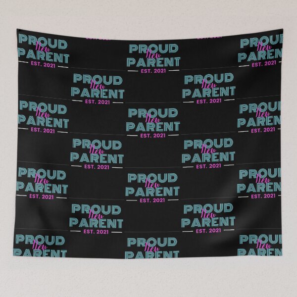 Item preview, Proud new parent est 2021 new mom new dad designed and sold by GoodyLeo.