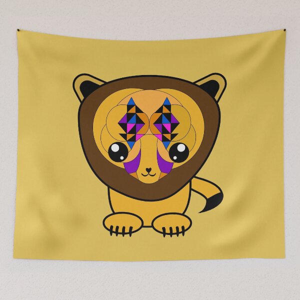 Item preview, Kawaii old lion, animal illustration for kids designed and sold by Stéphane  Thirion.