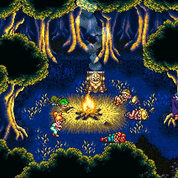Artwork thumbnail, Chrono Trigger Campfire by Gin Neko