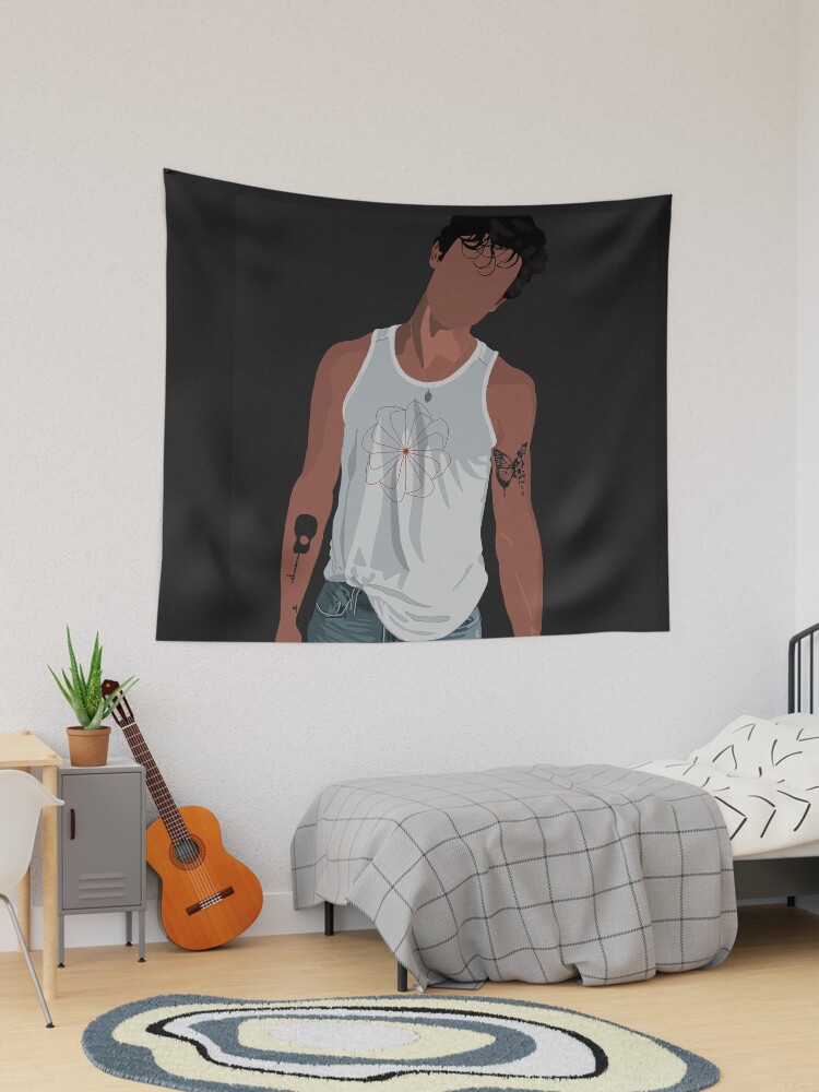 Shawn Mendes I Tapestry by arttbyvalchu Redbubble