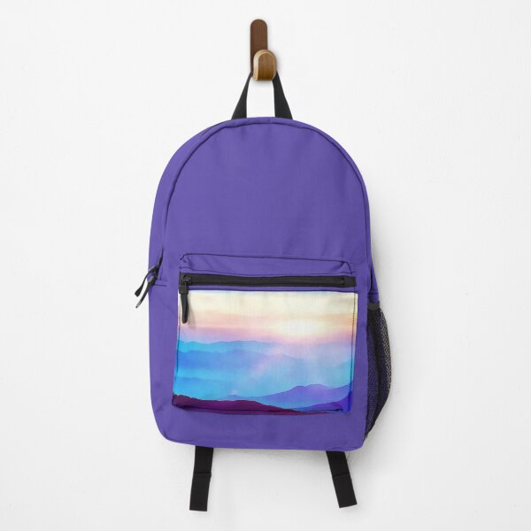 Item preview, Sunrise Over Mountain Watercolor Printing Hue of Nature designed and sold by iASunshine.